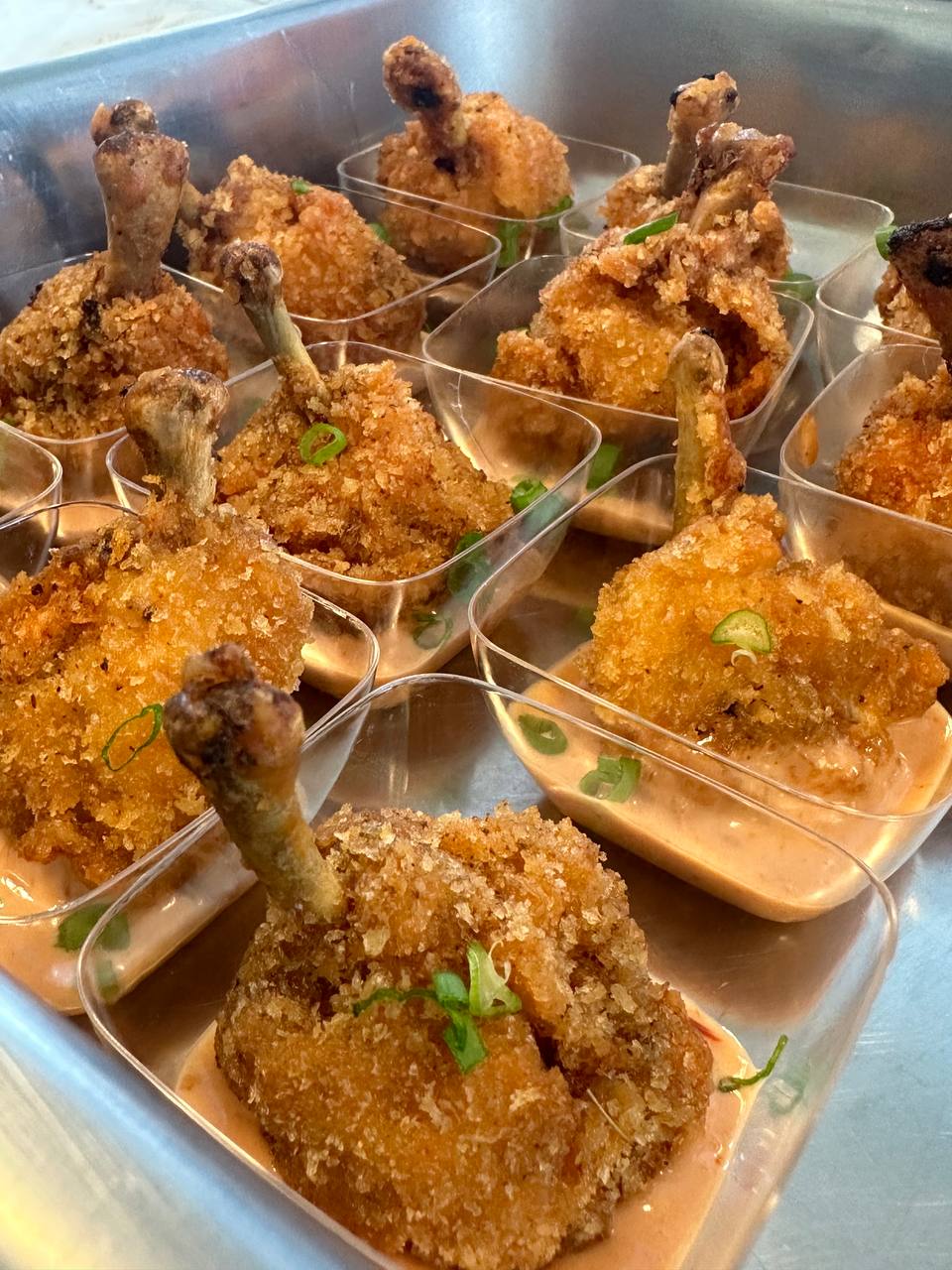 Corporate buffet catering setup with Malaysian dishes and desserts in Kuala Lumpur